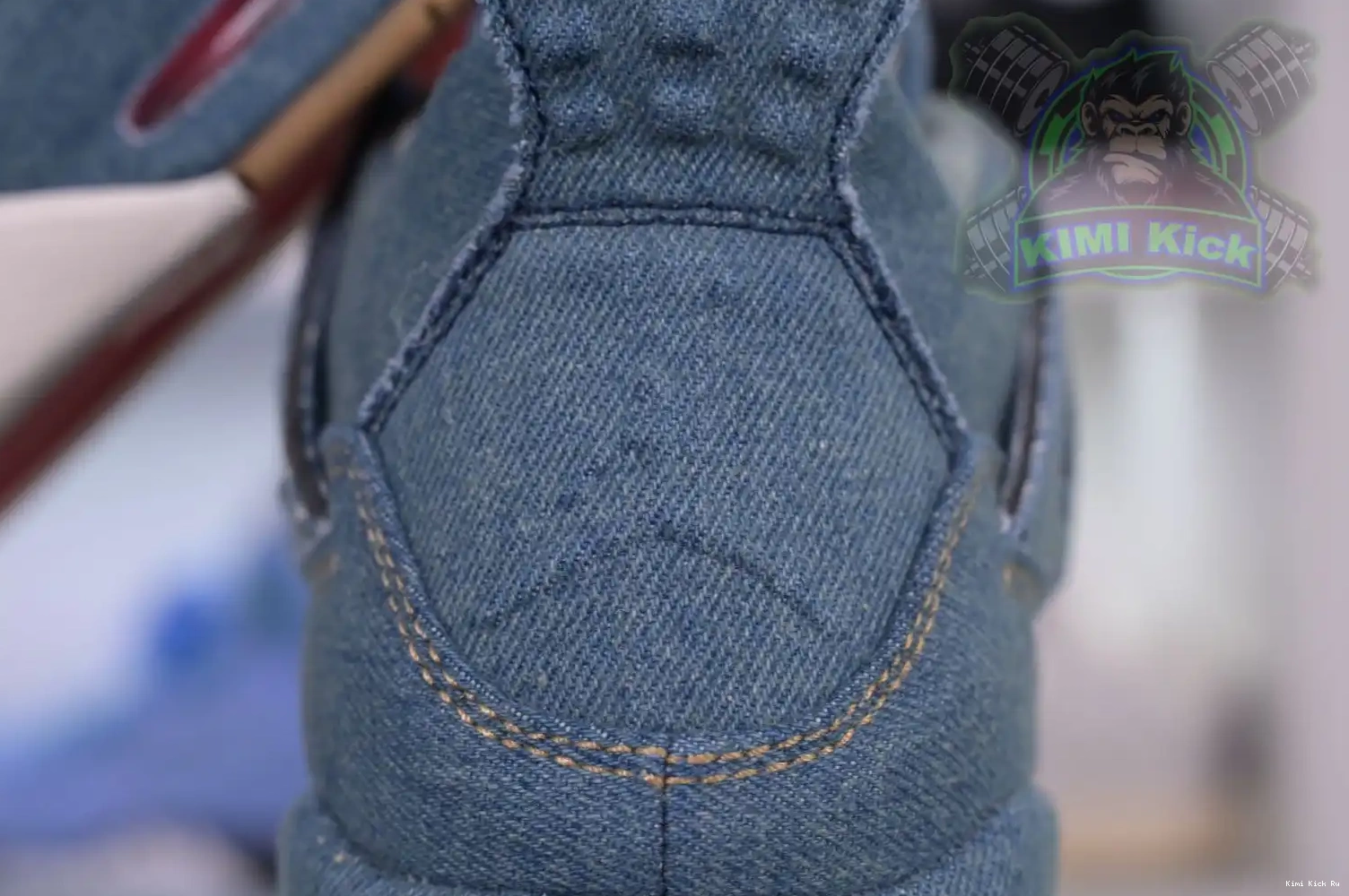 Jordan Air Kimikick Jordan 4 levis denim retro 0725